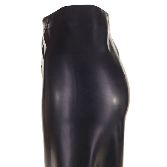 Kwaidan Editions Slit Maxi Skirt Size FR 36 US 4 S Black Rubber $1500 - Picture 7 of 16